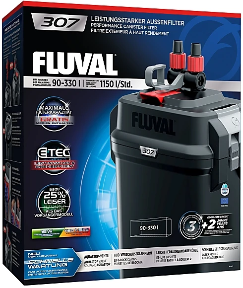 Fluval 307 External Aquarium Filter 3 Fluval 307 External Aquarium Filter